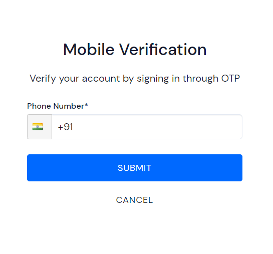 Mobile Verification