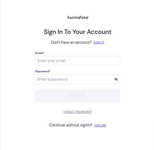 Student Sign In